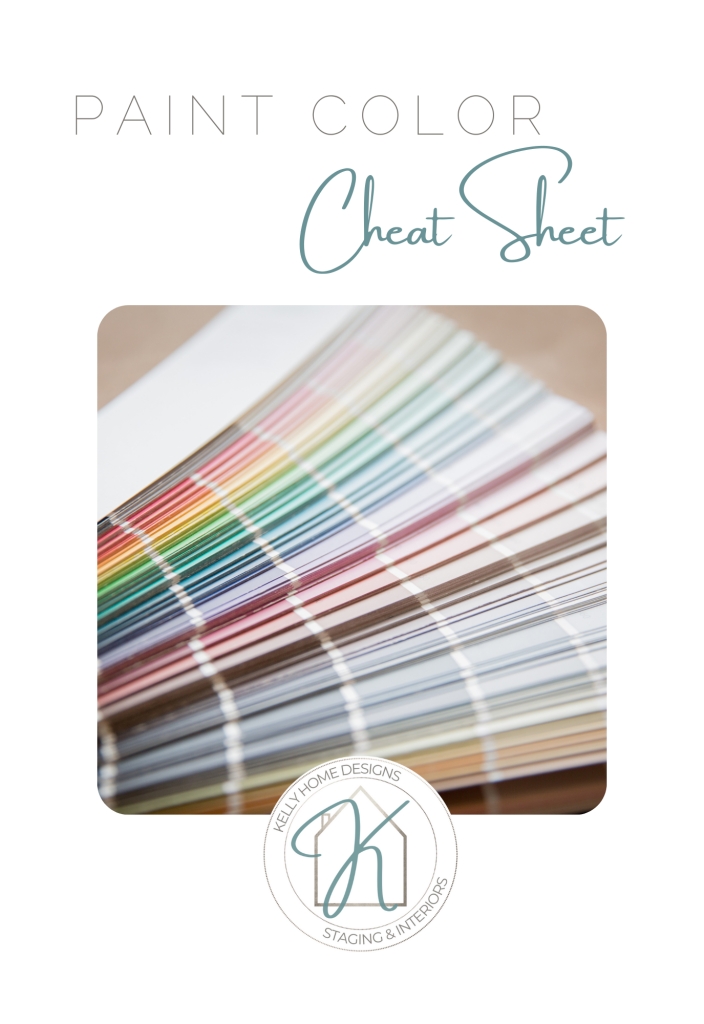 Staging Paint Colors | Kelly Home Designs Staging & Interiors